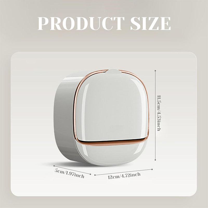 Soap Dish with Drain Box, Wall Mounted Soap Holder for Shower