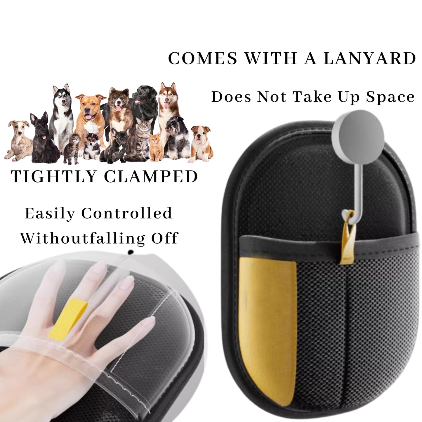 Pet hair remover Electrostatic gloves Two-way brush sticky hair ROLLER Cat hair dog hair glover Grooming Removal Cleaning