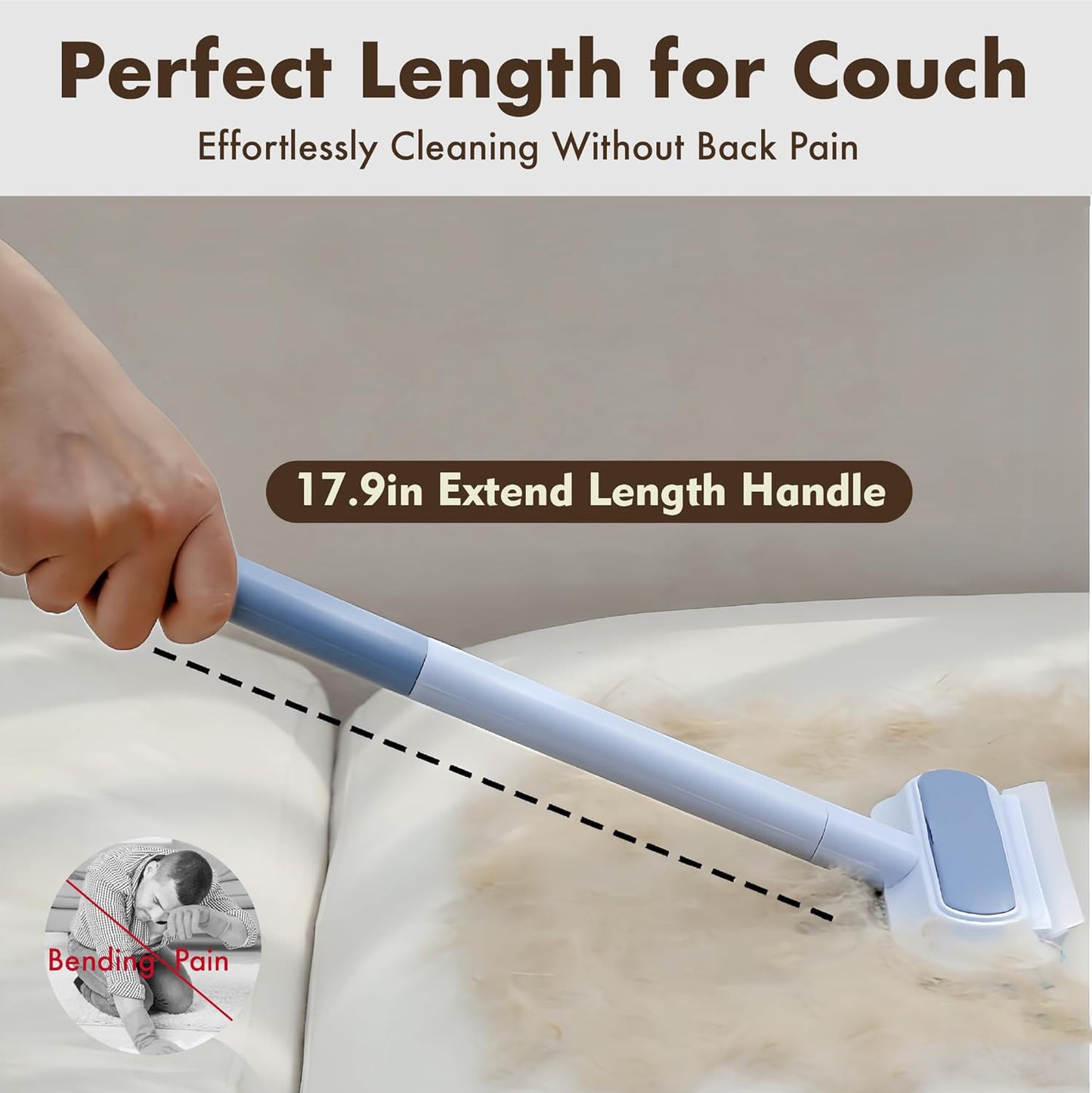 2-in-1 Multi-Functional Pet Hair Remover & Window Cleaner Reusable Lint Tool for All Surfaces(Home & Car)