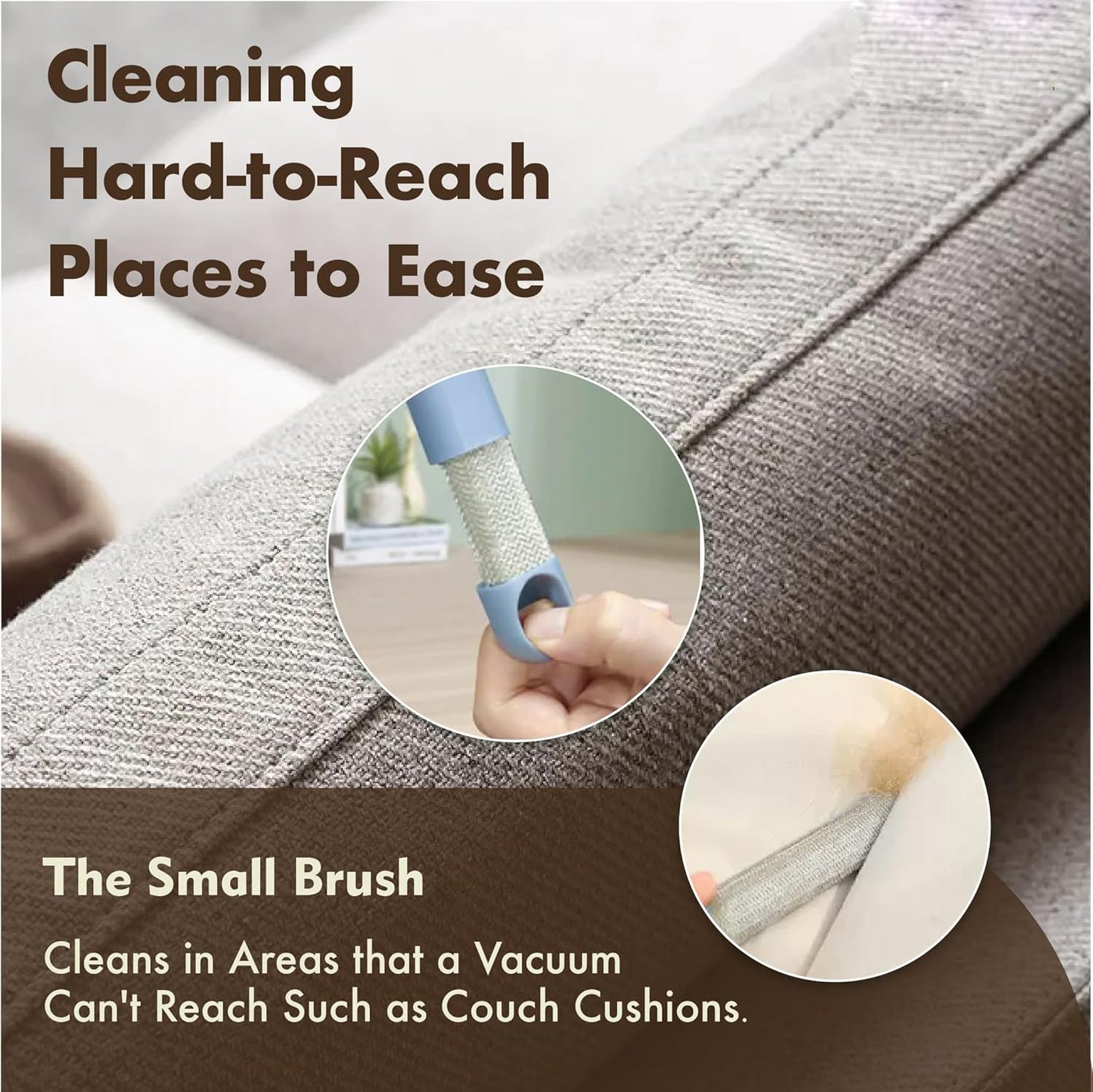 2-in-1 Multi-Functional Pet Hair Remover & Window Cleaner Reusable Lint Tool for All Surfaces(Home & Car)