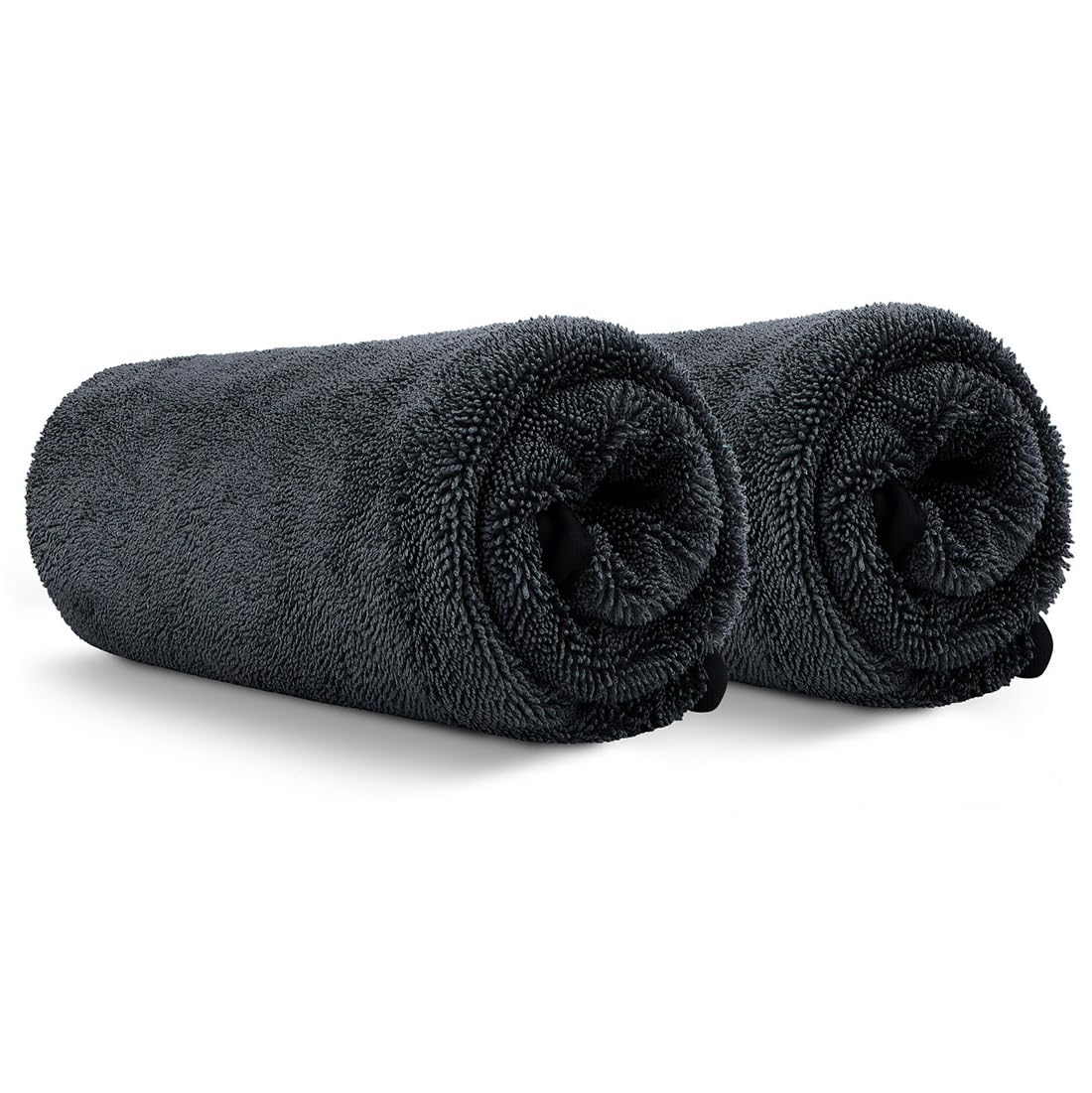 2 Count Shiny Wipes Gray Microfiber Shower Cleaning Cloths Streakless Super Absorbent Reusable Towel for Kitchen Home Use