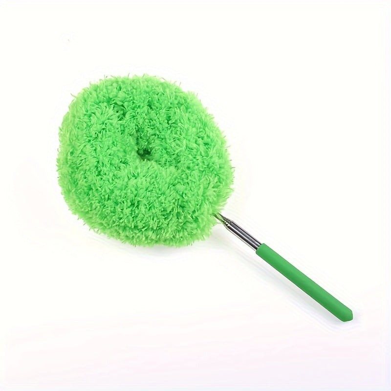Ceiling Fan & Household Dust Buster:Detachable Microfiber Duster with Washable Feature, ldeal for Summer and Fall Cleaning tool, a Decoration- worthy Housekeeping Essential, Extension Pole Ceiling Fan Duster