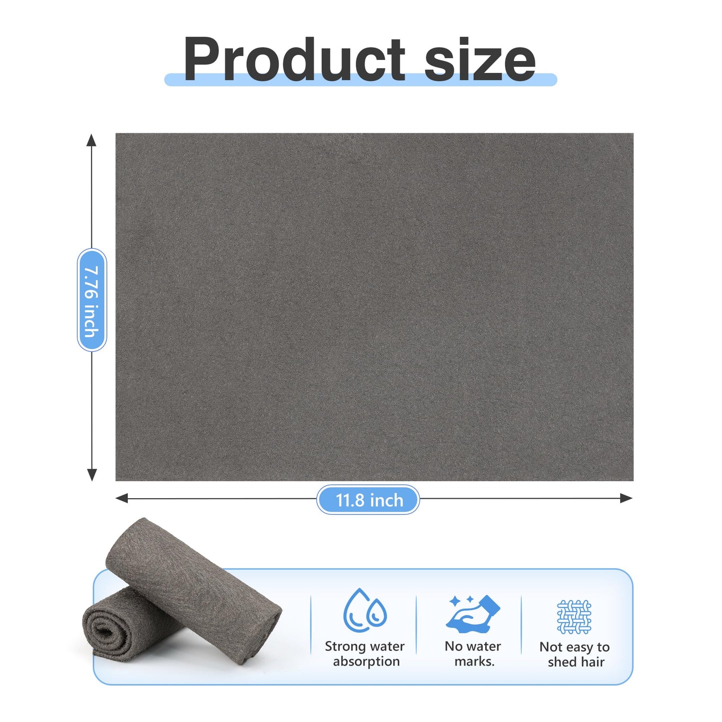 10 Counts Magic Cleaning Cloth, Reuseable Thickened Streak Free Magic Cleaning Wipes, Microfiber Cleaning Cloths for Windows Glass Vehicles