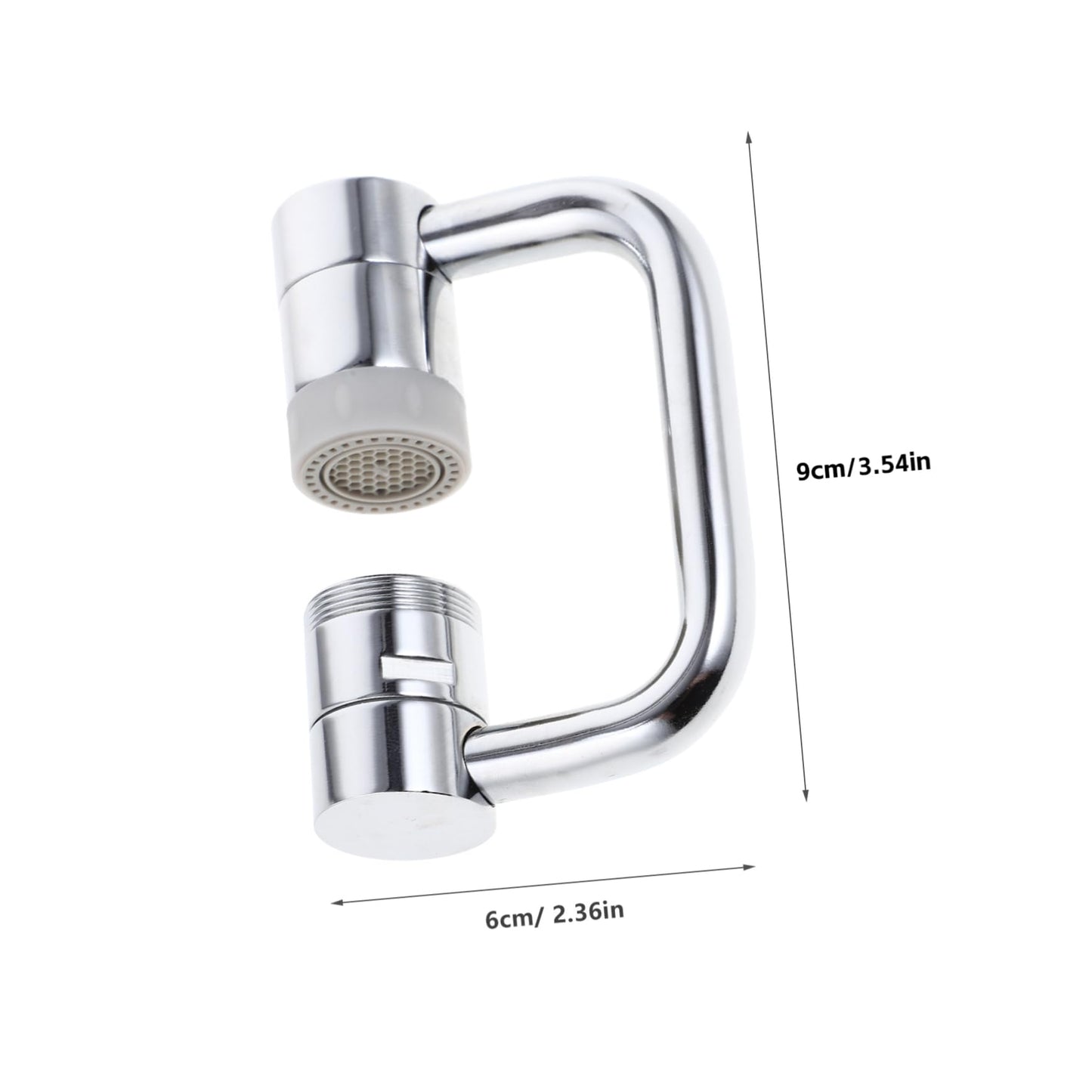 1440°Rotatable Faucet Aerator Extension - for Effortless, All-Angle Control, Rotating Swivel Faucet Aerator Extender, Kitchen Bathroom Sink Faucets Nozzle Attachment with 2 Mode Splash(1PC)