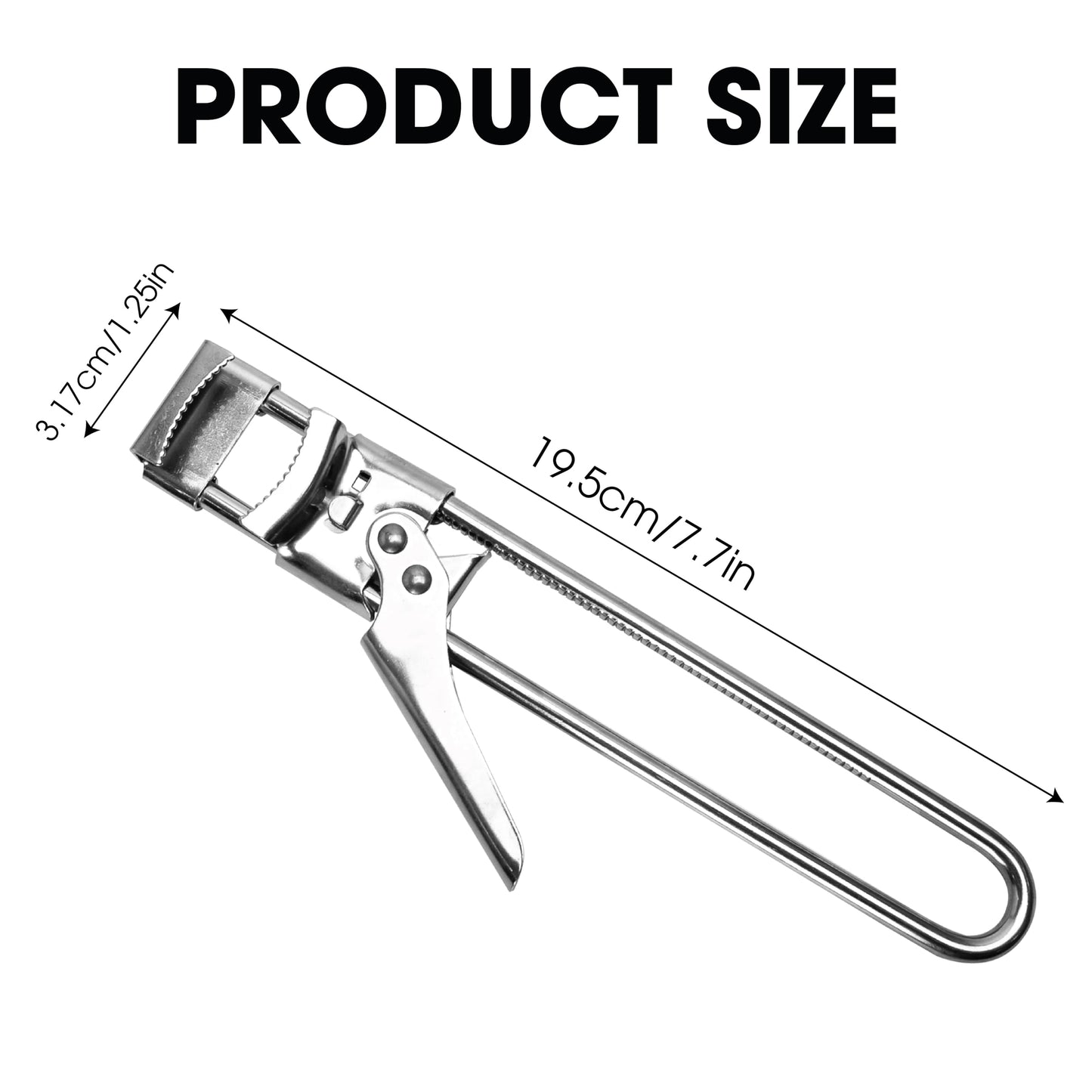 Jar Opener for Weak Hands, Stainless Steel Bottle Cap Opener for Effortless Opening, Gripper Tight Lid Opener for Seniors with Arthritis and Kids, Jar Gripper for Kitchen