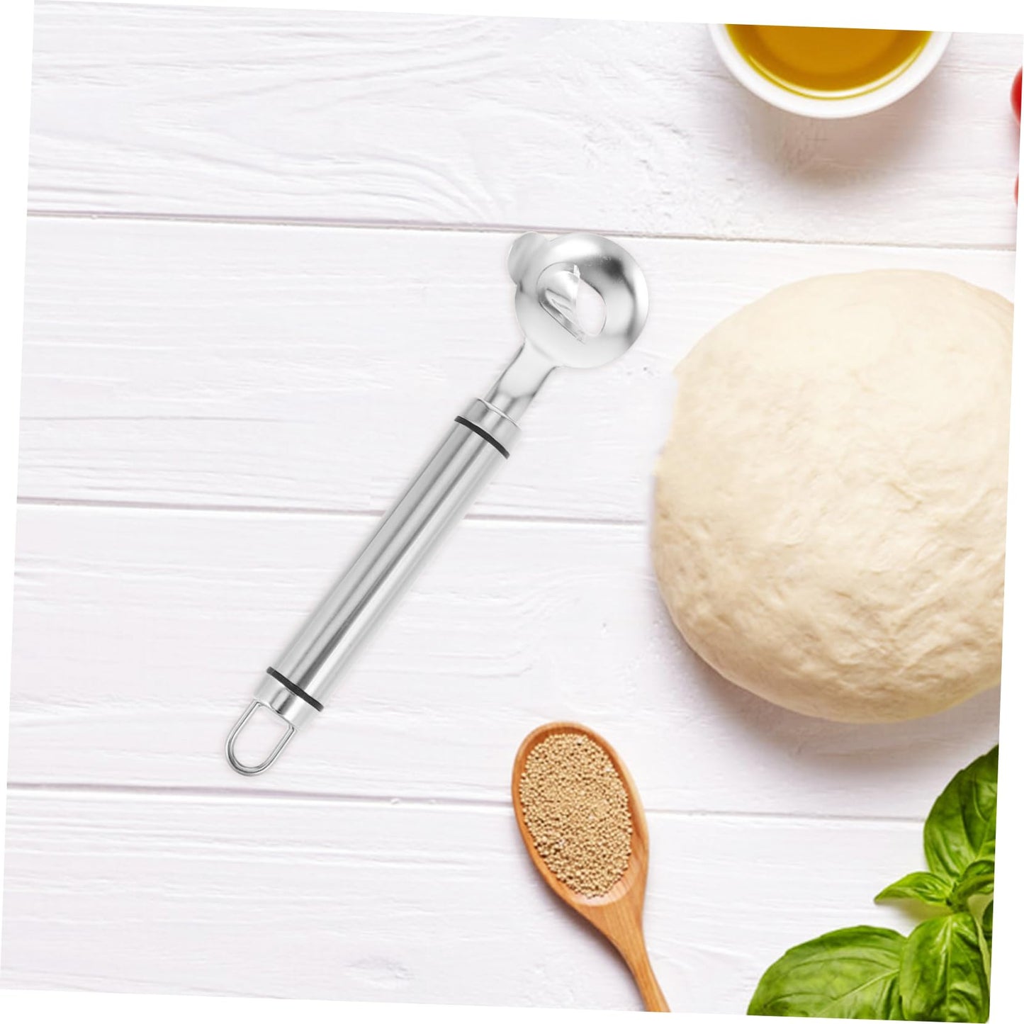 Stainless Steel Peeler - Multi-Function Kitchen Tools, Cactus Peeler, Noodle Cutter & Scoop, Durable & Easy-Grip Handles