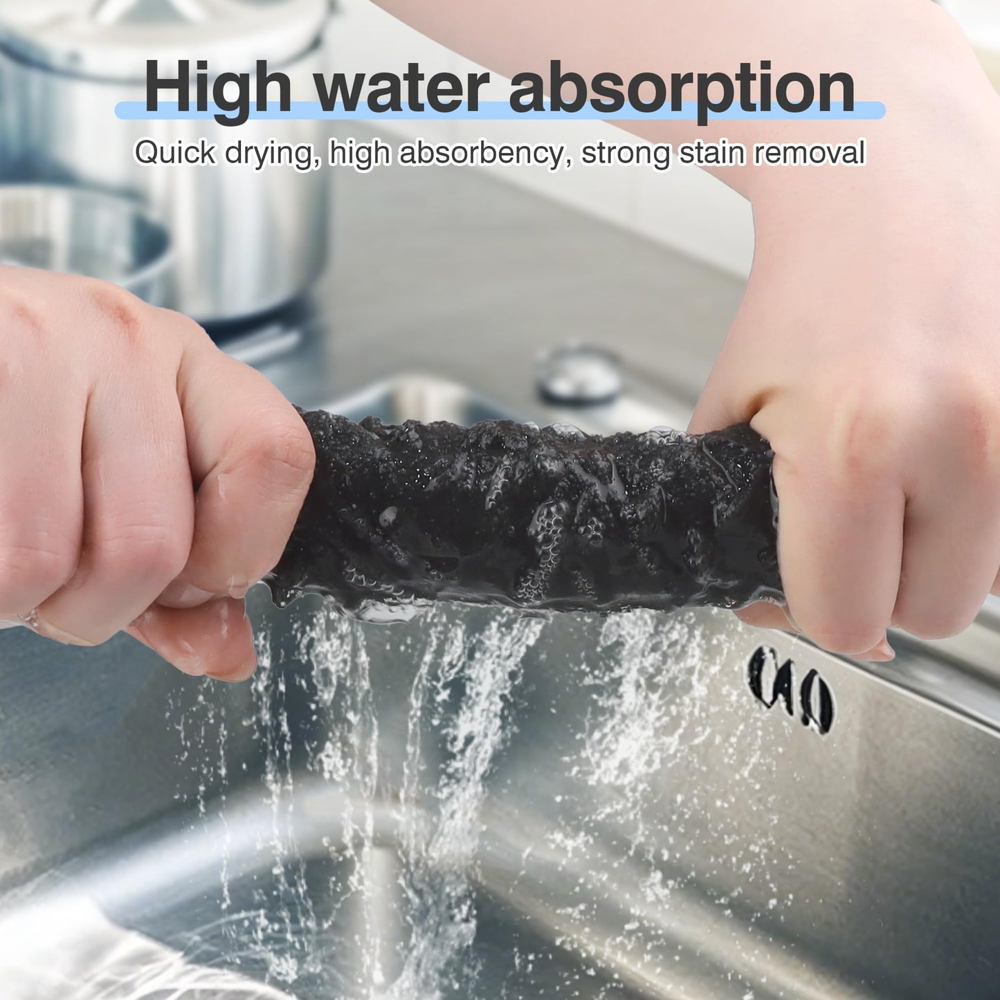 10 Counts Magic Cleaning Cloth, Reuseable Thickened Streak Free Magic Cleaning Wipes, Microfiber Cleaning Cloths for Windows Glass Vehicles