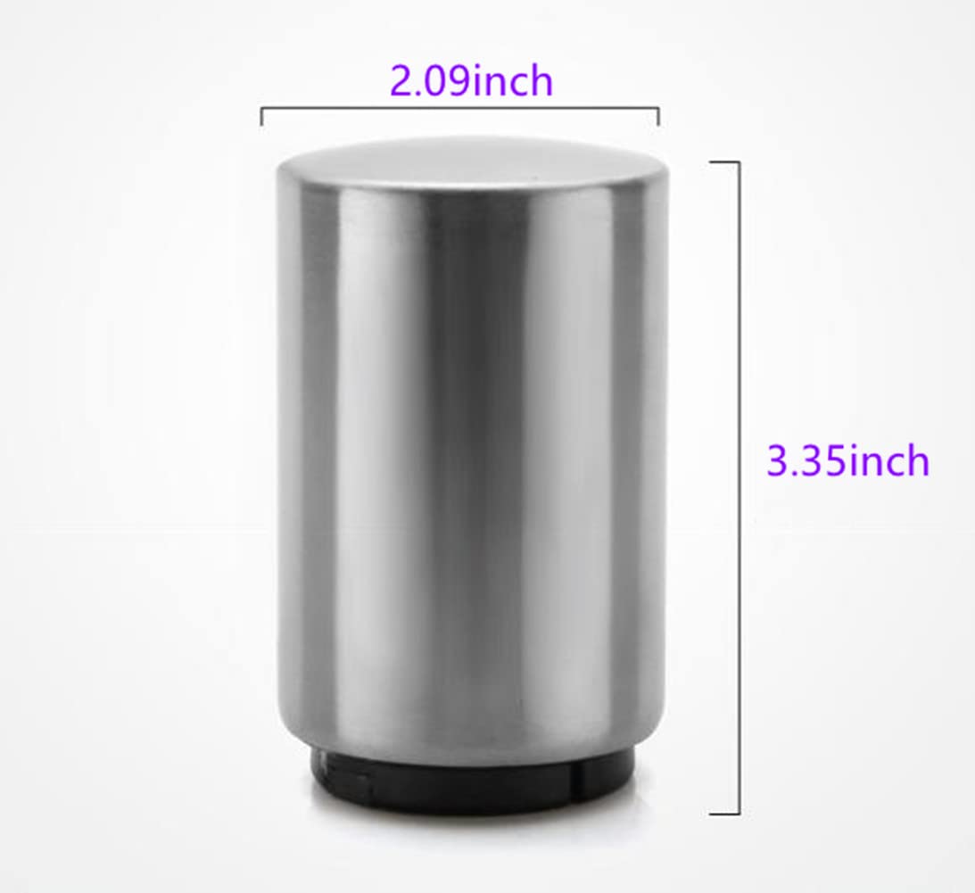Beer Bottle Opener, Magnetic Automatic Stainless Steel Push Down Opener, No Cap Can Escape, Quick Open for Kitchen, Home Bar & Restaurant Utensils