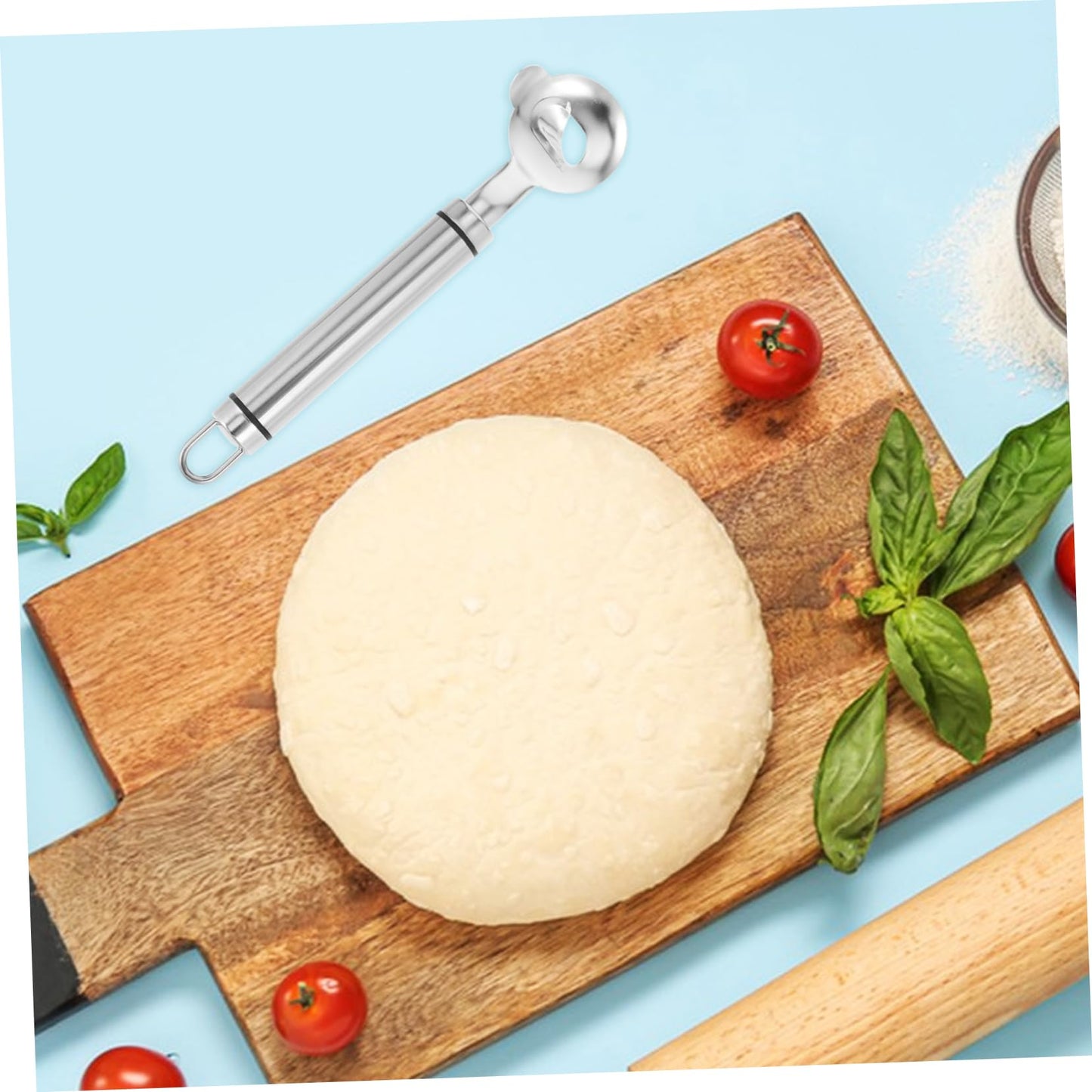 Stainless Steel Peeler - Multi-Function Kitchen Tools, Cactus Peeler, Noodle Cutter & Scoop, Durable & Easy-Grip Handles