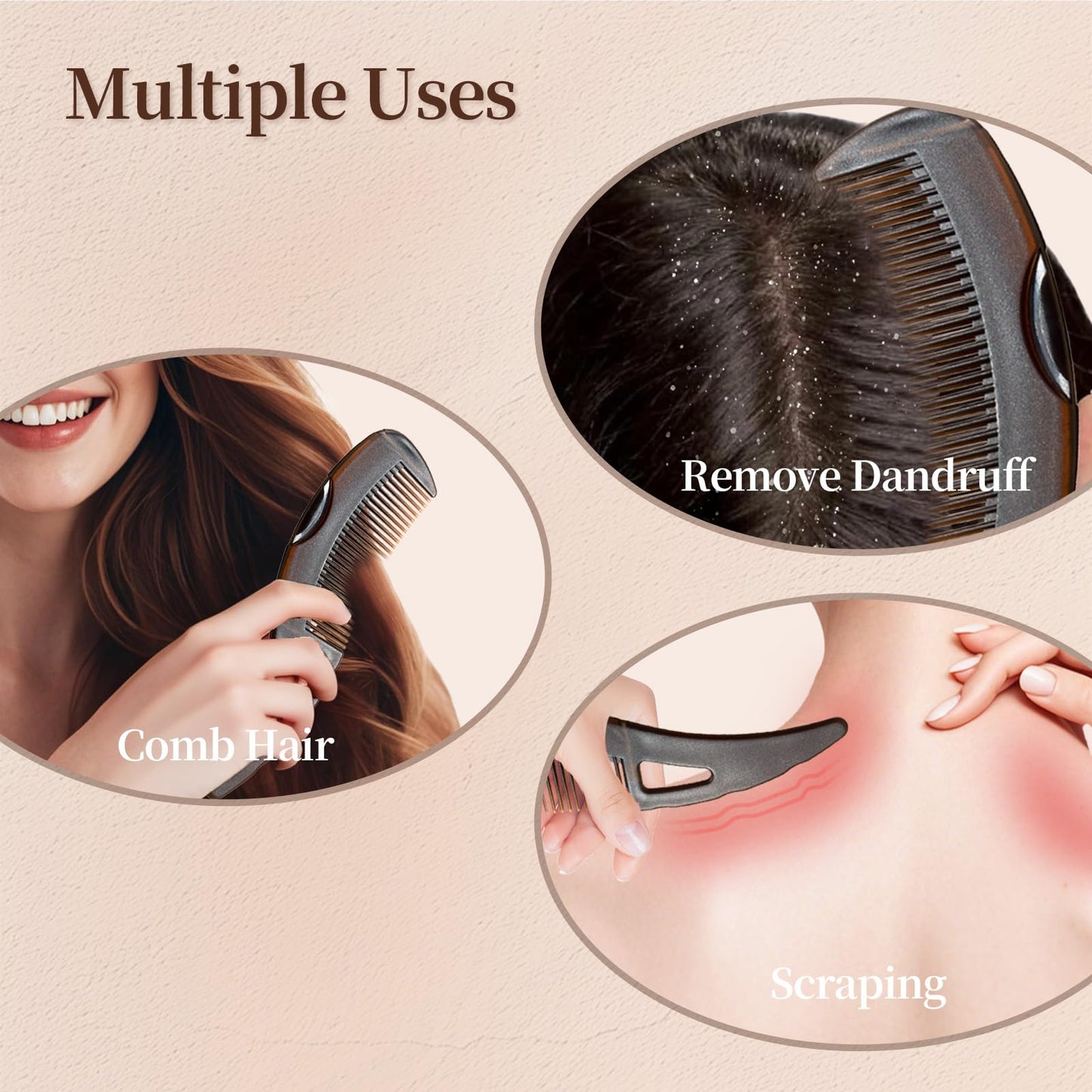 Scalp Massage Comb, Manual & Portable Hair Care Comb, Head Relaxation Massage Tool, Hair Massager, Hair Care Products, Scalp Spa Treatment
