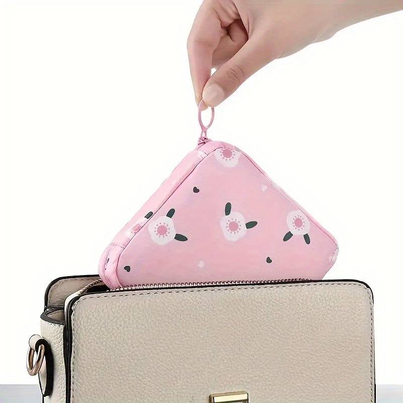 Sanitary Napkin Storage Bag,Portable Menstrual Pad Storage Bag,Small Zipper Storage Bag for Outdoor Travel, Popular Home Organizing Tools
