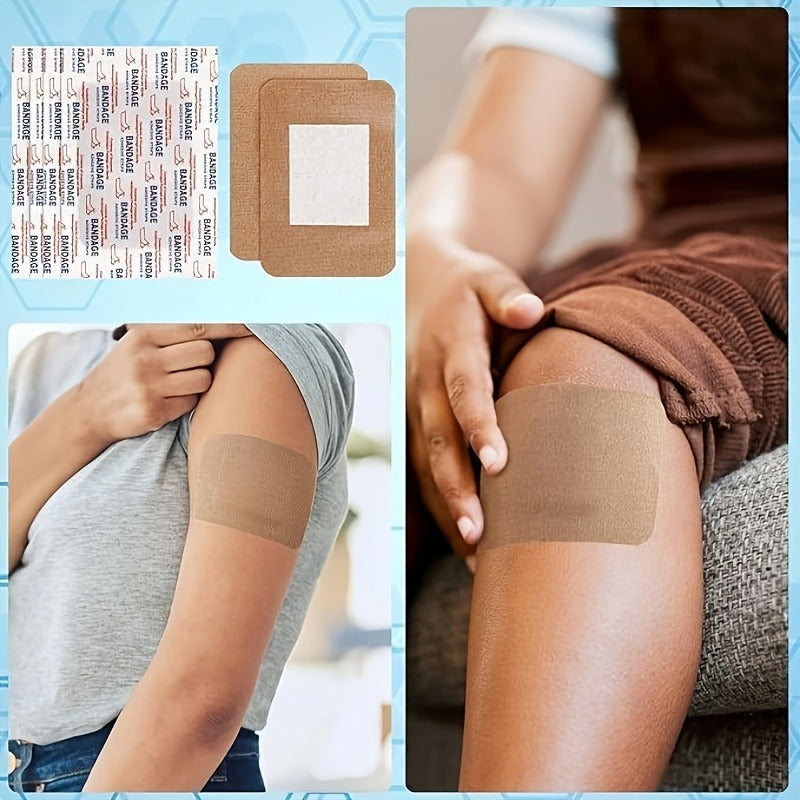 80&160-Pack PE Flexible Adhesive Bandages, All- in-One Waterproof and Highly Breathable Bandages with Cushioned Pad for Wound Care, Variety Pack with Finger & Knuckle Bandages
