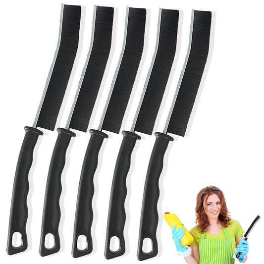 Spring Cleaning -5Pcs Crevice Scrubbing Brush Stiff Bristle Gap Brush Multifunctional for Bathroom Household Kitchen Tiles Window Crevice Cleaning Tool