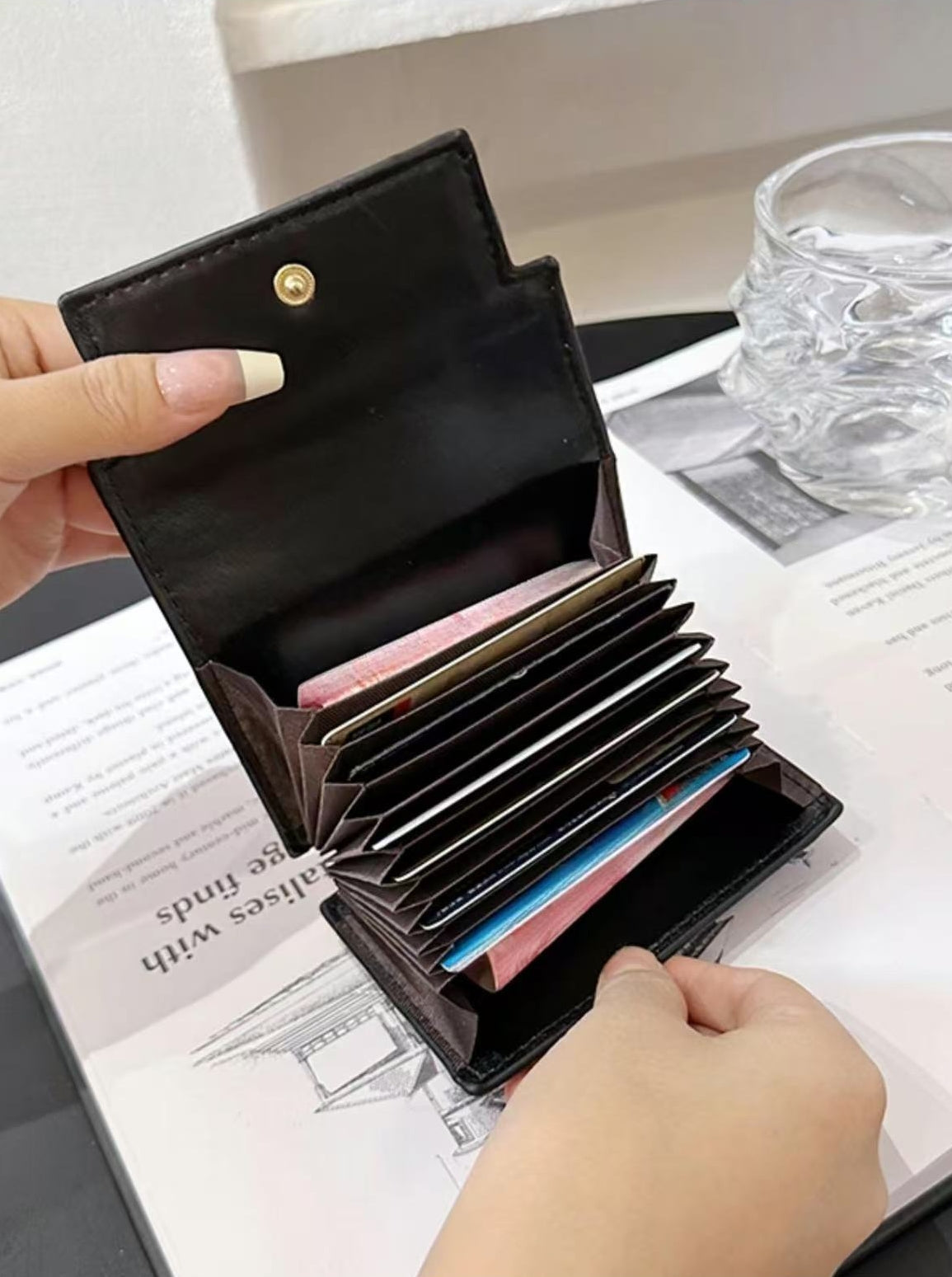 Women's Fashionable Solid Color Card Holder, Casual Versatile Card Holder, Lightweight Card Holder forDaily Use,Women's Slim - Fit Wallet