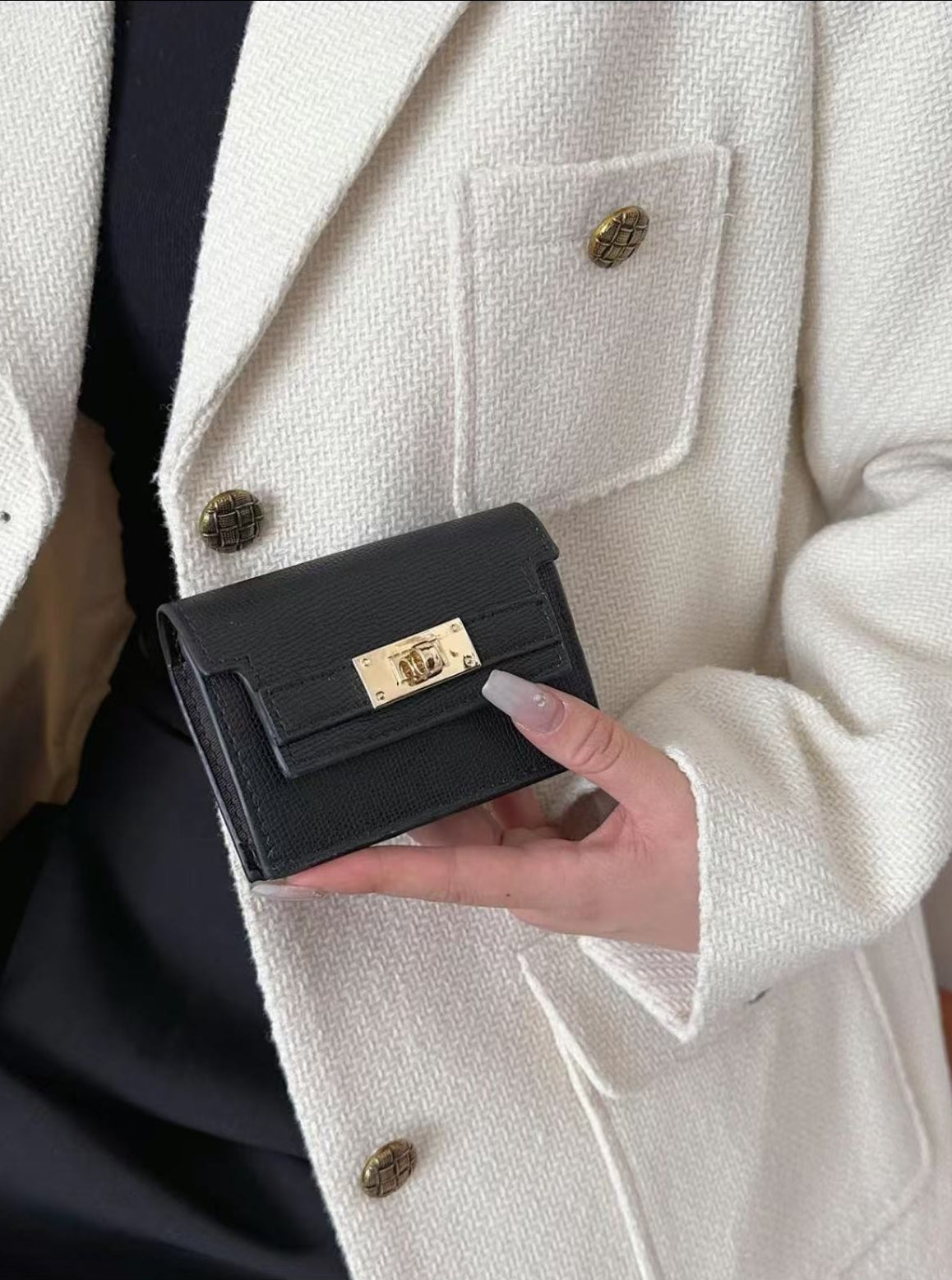 Women's Fashionable Solid Color Card Holder, Casual Versatile Card Holder, Lightweight Card Holder forDaily Use,Women's Slim - Fit Wallet