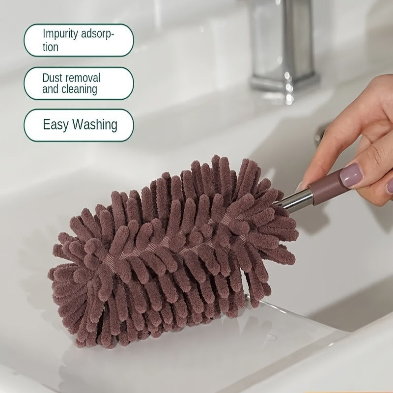 Telescopic Microfiber Car Duster: Effortless Home& Auto Interior Cleaning