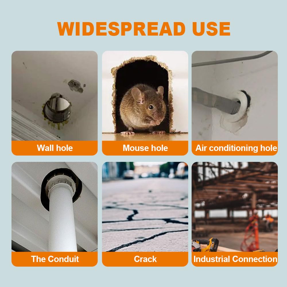 10Count Waterproof Sealant Putty,Quick Mending Mud,Repair Wall Holes,for Drain Connection,Wall Hole,Air Conditioning Hole Waterproof Seal Putty.MirrorZone.