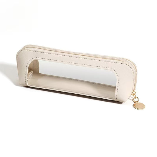 Portable Makeup Brush Bag,Zipper Storage Bag Organizer Pouch, Versatile Storage Stationery,Ideal Travel Companion