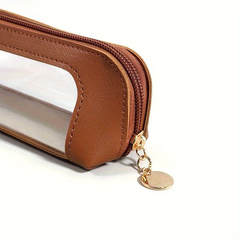 Portable Makeup Brush Bag,Zipper Storage Bag Organizer Pouch, Versatile Storage Stationery,Ideal Travel Companion