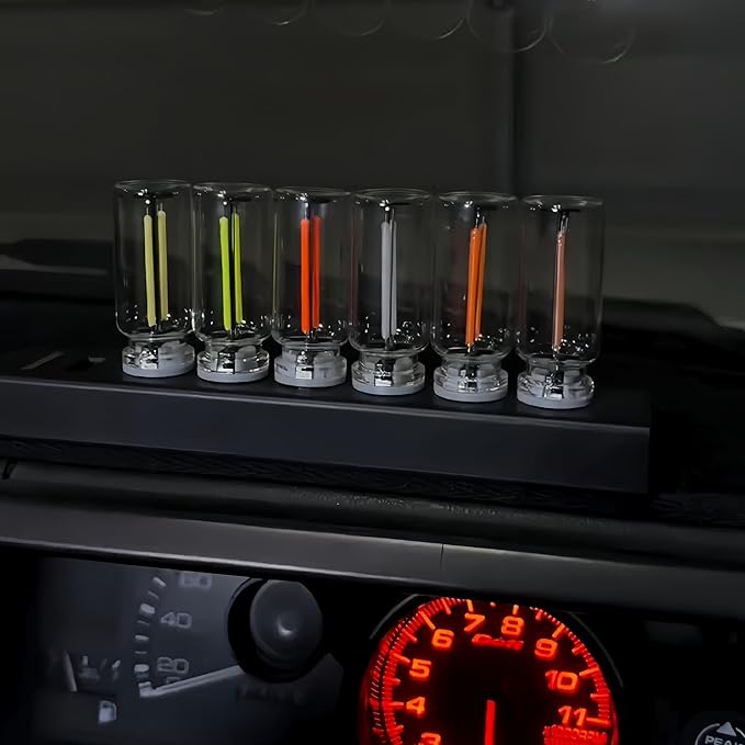 Car USB Night Light Touch Dimmable LED Filament Lamp Portable Lighting Plug and Play Warm Atmosphere Light for Car Bedroom