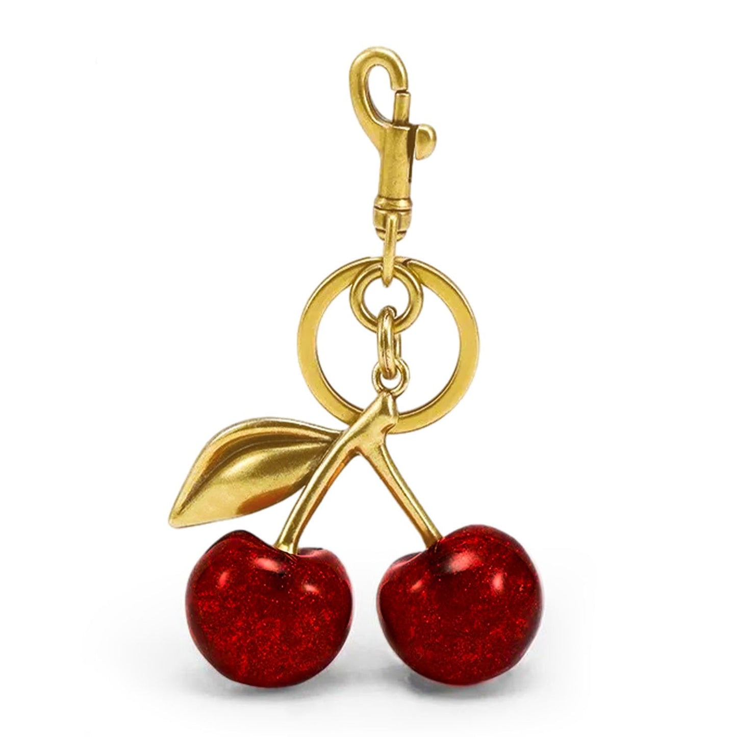 Keychain Cherry Bag Charms Purse，Key Chains Women Cute - Car key Accents for leather handbags，