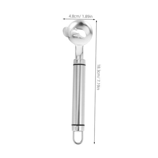 Stainless Steel Peeler - Multi-Function Kitchen Tools, Cactus Peeler, Noodle Cutter & Scoop, Durable & Easy-Grip Handles