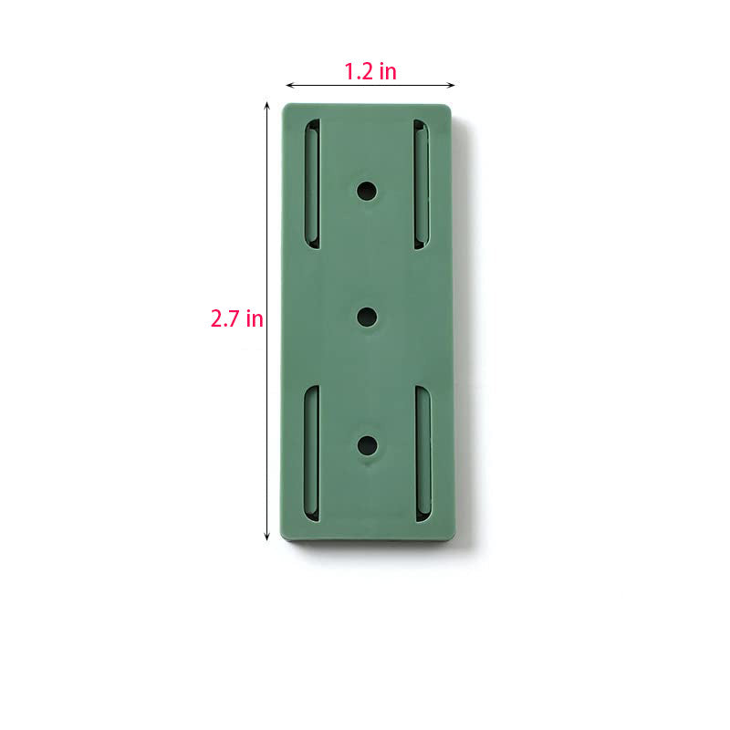 12-pack Self-Adhesive Power Strip Holders - Drill- Free Socket Mounts for Desktop, Kitchen, Home &amp; Office Cable Management(Random Color)