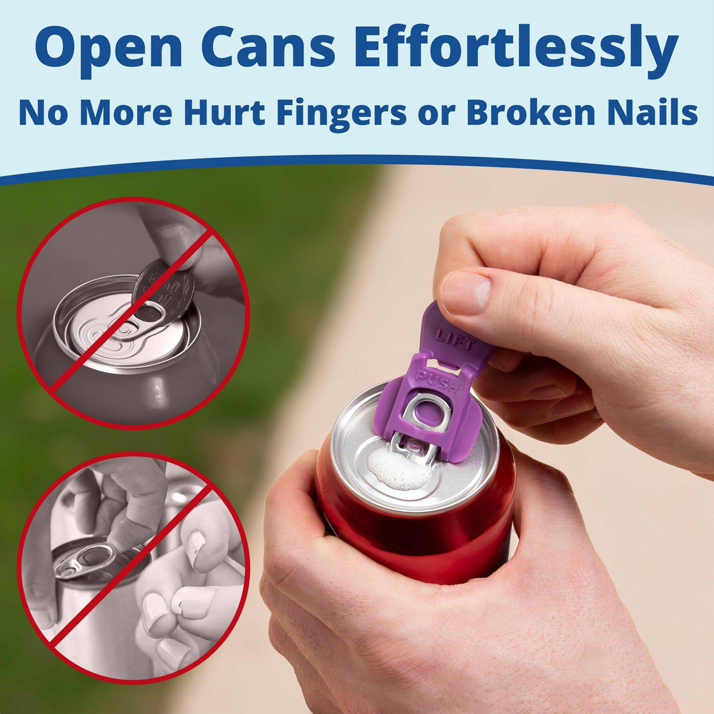 Portable tin can drink protective lid, insect-proof and anti-dirt bottle opener, easily protect every bite of drink, an essential tool for outdoor dinners