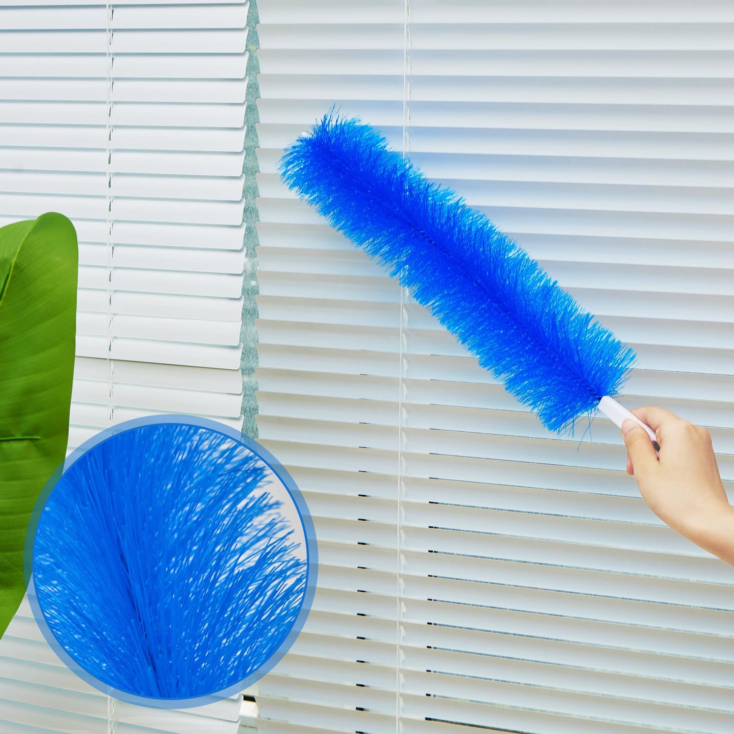 Buy 1 Get 3,Fan Cleaner Brush,Duster,Cleaner Brush,Bendable Microfiber Head,Reusable Dust Remover,Washable,ldeal for Ceiling Fan Blades,Curtains,Air Vents