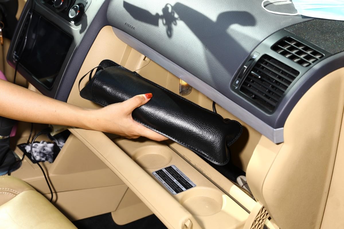 Compact -Fold Anti-UV Windshield Sunshade, Multipurpose Car Front Window Heat Protective Umbrella for Sedan SUVs, Automotive Exterior Accessories for Men &Women, Car Stuff, Vehicle