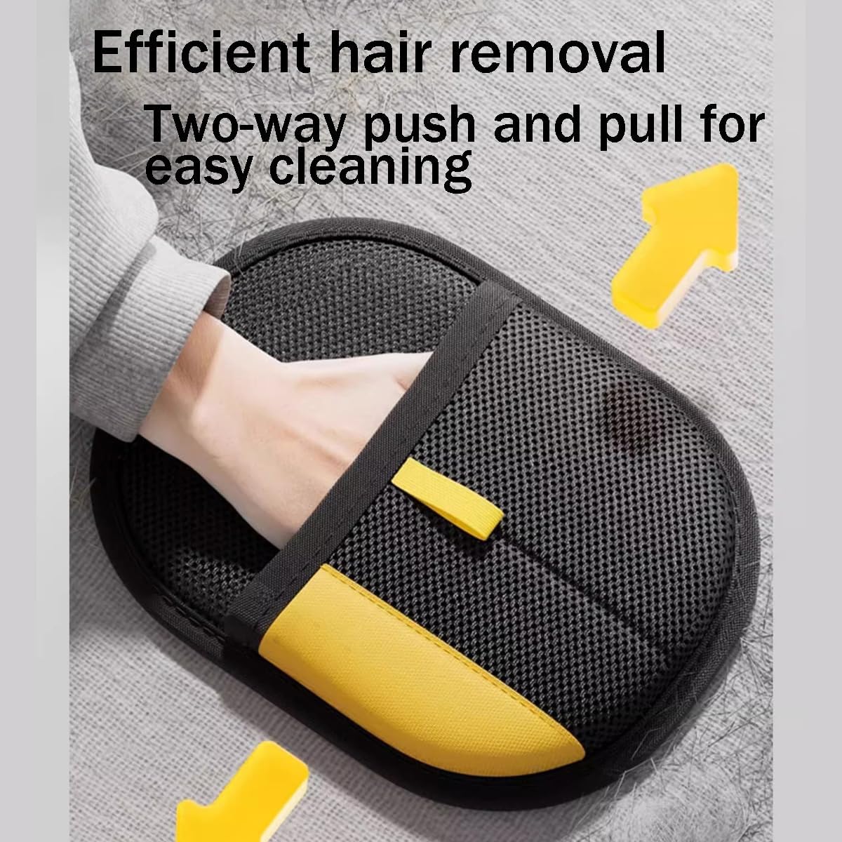 Pet hair remover Electrostatic gloves Two-way brush sticky hair ROLLER Cat hair dog hair glover Grooming Removal Cleaning